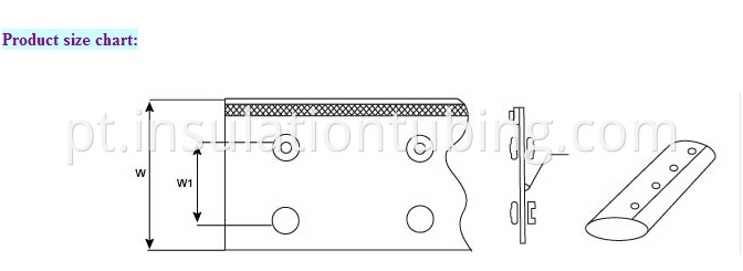 Button Design Aluminum Foil Shielding Wrapping Bands For Cable